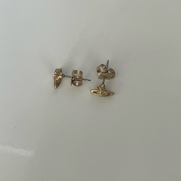 Vivienne westwood gold orb stud earrings - Picture 4 of 4
